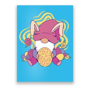 Easter Egg Bunny Gnome Poster