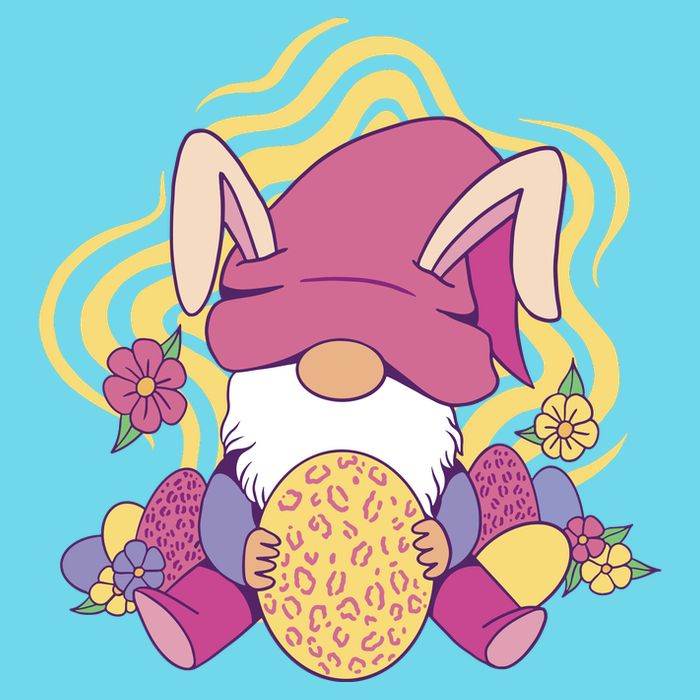 Easter Egg Bunny Gnome Premium T-Shirt