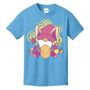 Easter Egg Bunny Gnome Kids T-Shirt