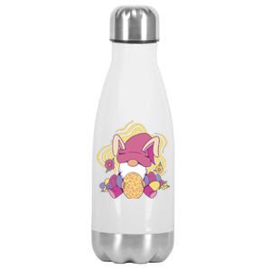 Easter Egg Bunny Gnome Stainless Steel Insulated Water Bottle