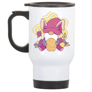 Easter Egg Bunny Gnome Stainless Steel Travel Mug