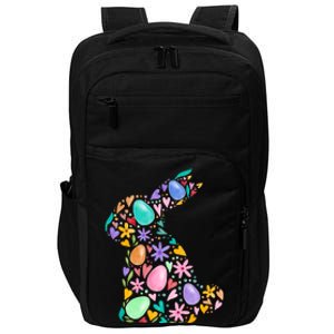 Easter Egg Bunny Floral Holiday Impact Tech Backpack