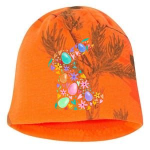 Easter Egg Bunny Floral Holiday Kati - Camo Knit Beanie