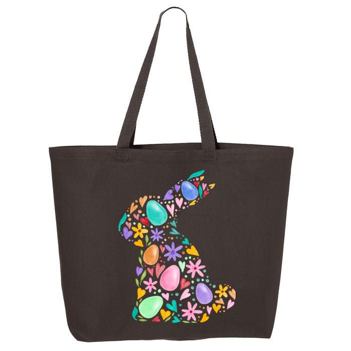 Easter Egg Bunny Floral Holiday 25L Jumbo Tote