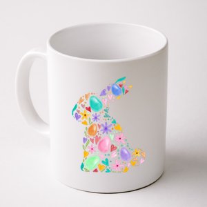 Easter Egg Bunny Floral Holiday Coffee Mug