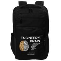 Engineer Engineers Brain Funny Engineering Impact Tech Backpack
