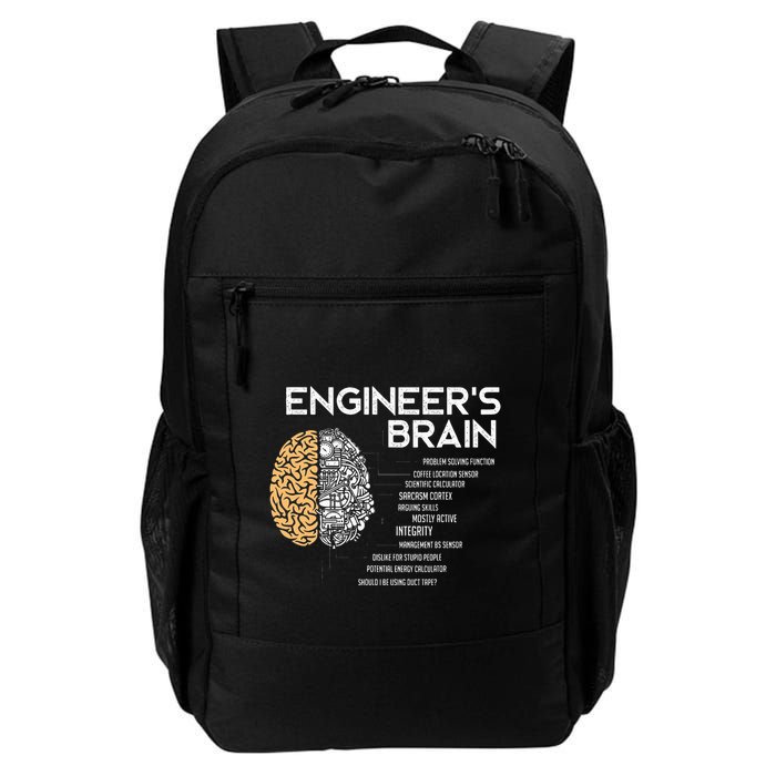 Engineer Engineers Brain Funny Engineering Daily Commute Backpack
