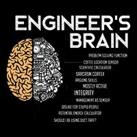 Engineer Engineers Brain Funny Engineering 16 in Basic Backpack