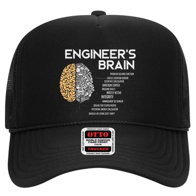 Engineer Engineers Brain Funny Engineering Trucker Hat