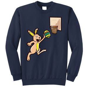 Easter Egg Basketball Bunny Gift For Sweatshirt