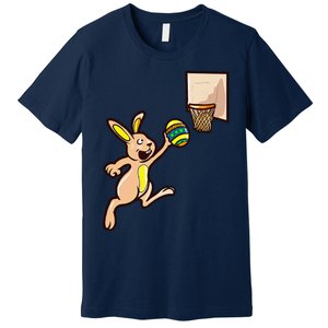 Easter Egg Basketball Bunny Gift For Premium T-Shirt