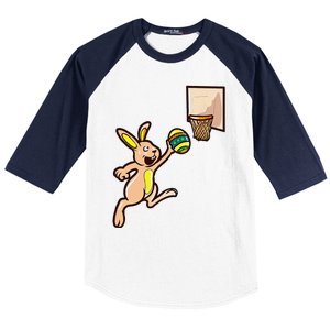 Easter Egg Basketball Bunny Gift For Baseball Sleeve Shirt