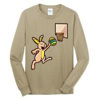 Easter Egg Basketball Bunny Gift For Tall Long Sleeve T-Shirt