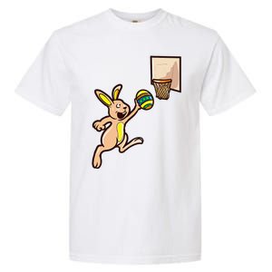 Easter Egg Basketball Bunny Gift For Garment-Dyed Heavyweight T-Shirt