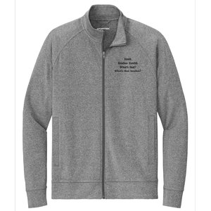 Embroidered Eewh Brother Brother Eewhh Stretch Full-Zip Cadet Jacket