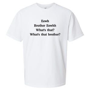 Embroidered Eewh Brother Brother Eewhh Sueded Cloud Jersey T-Shirt