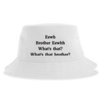 Embroidered Eewh Brother Brother Eewhh Sustainable Bucket Hat