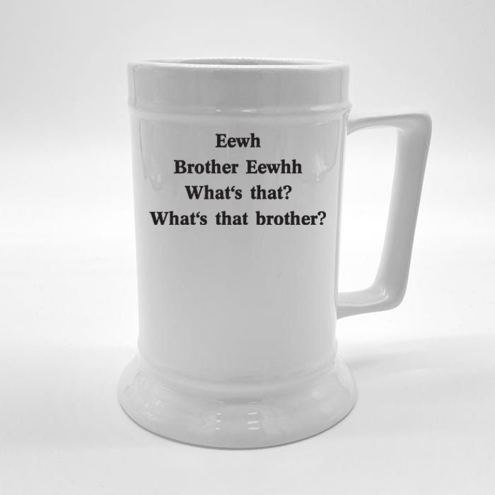 Embroidered Eewh Brother Brother Eewhh Beer Stein