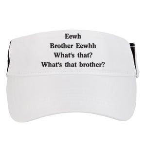 Embroidered Eewh Brother Brother Eewhh Adult Drive Performance Visor