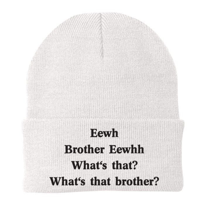 Embroidered Eewh Brother Brother Eewhh Knit Cap Winter Beanie