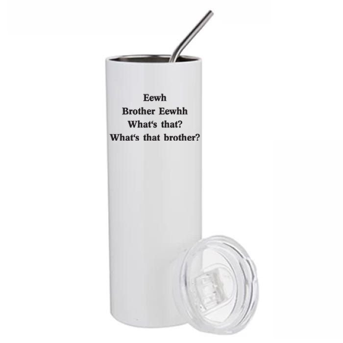 Embroidered Eewh Brother Brother Eewhh Stainless Steel Tumbler