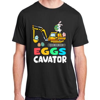 Eggs-Cavator Easter Bunny Excavator Adult ChromaSoft Performance T-Shirt