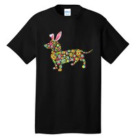 Easter Eggs Bunny Dachshund Dog Tall T-Shirt