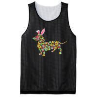 Easter Eggs Bunny Dachshund Dog Mesh Reversible Basketball Jersey Tank