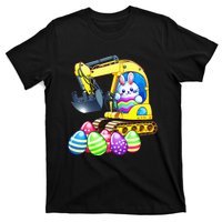 Eggs-Cavator Easter Bunny Rabbit Excavator T-Shirt