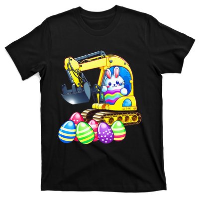 Eggs-Cavator Easter Bunny Rabbit Excavator T-Shirt