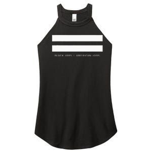 Employment Equality Black Jobs Equals American Jobs Women's Perfect Tri Rocker Tank