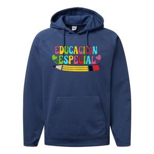 Educacion Especial Back To School Performance Fleece Hoodie