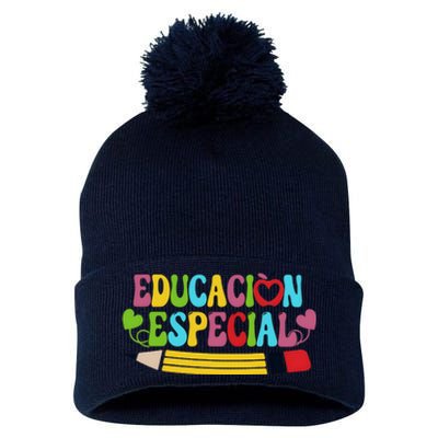 Educacion Especial Back To School Pom Pom 12in Knit Beanie