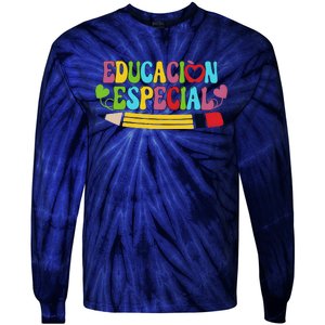 Educacion Especial Back To School Tie-Dye Long Sleeve Shirt