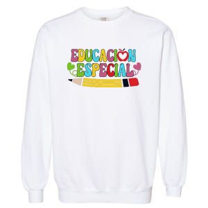 Educacion Especial Back To School Garment-Dyed Sweatshirt