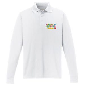 Educacion Especial Back To School Performance Long Sleeve Polo