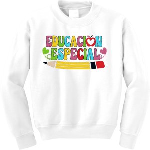 Educacion Especial Back To School Kids Sweatshirt