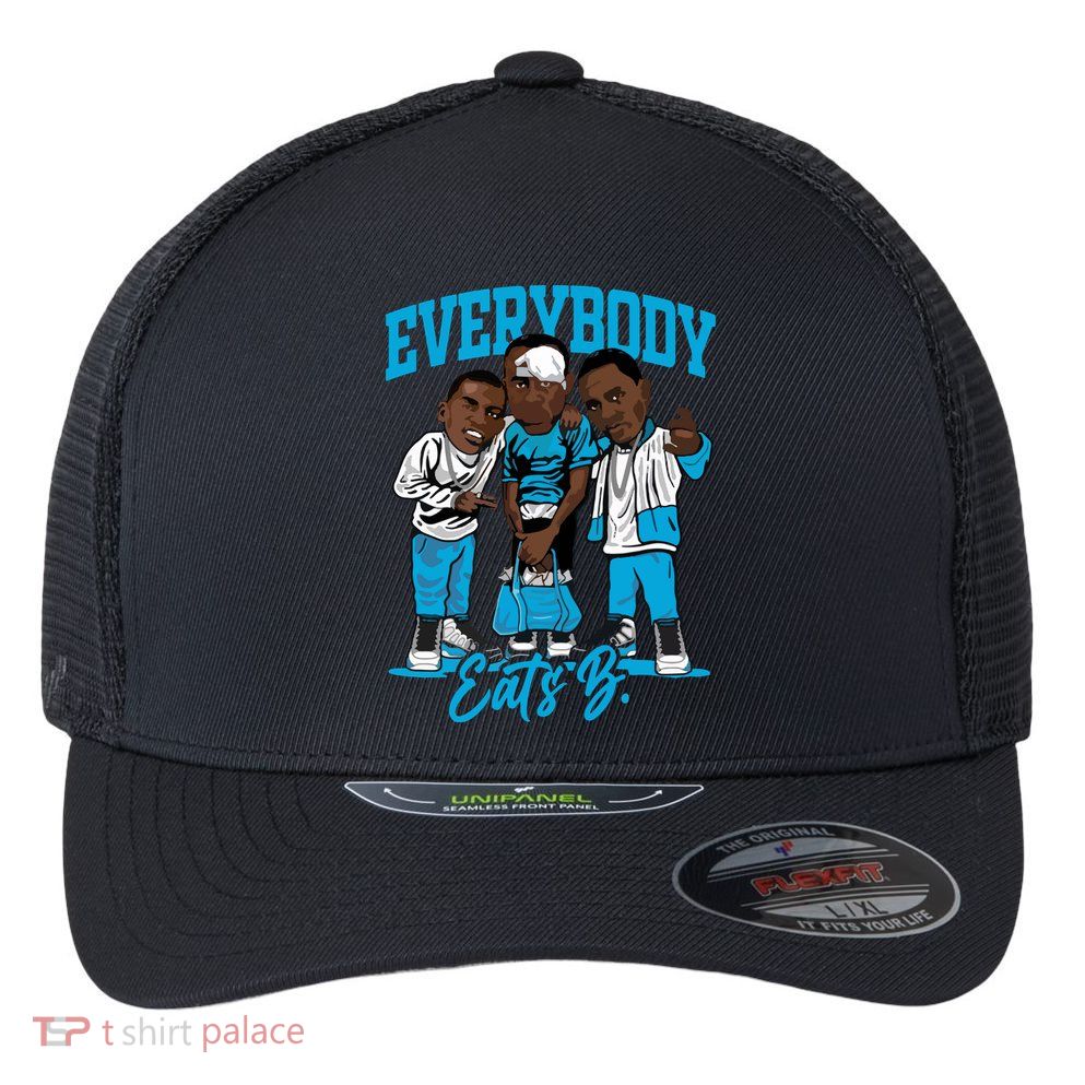 Everybody Eats B Flexfit Unipanel Trucker Cap