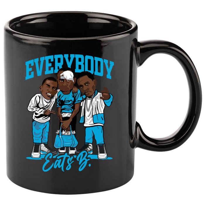 Everybody Eats B 11oz C Handle Ceramic Mug