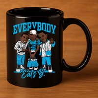 Everybody Eats B 11oz C Handle Ceramic Mug