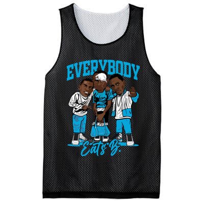 Everybody Eats B Mesh Reversible Basketball Jersey Tank