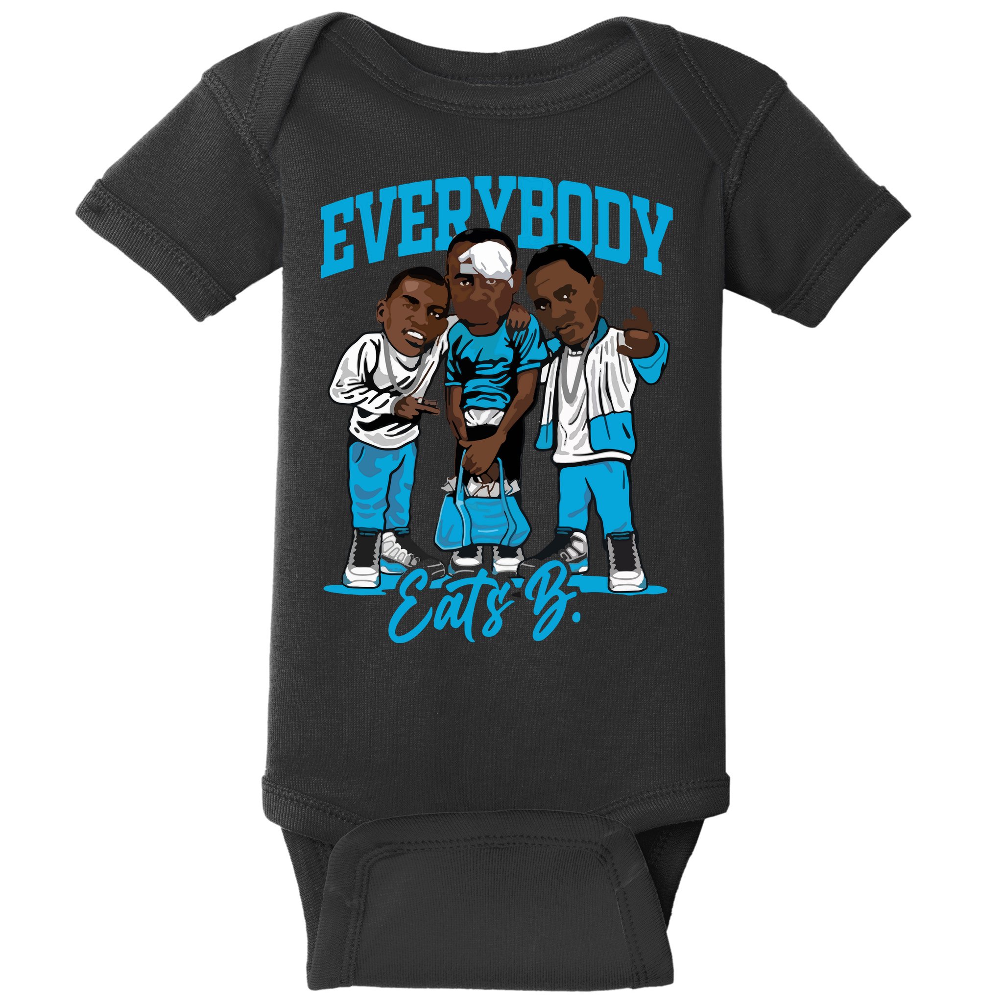 Everybody Eats B Baby Bodysuit