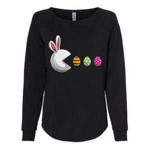 Easter Eggs Bunny Cute Holiday Womens California Wash Sweatshirt