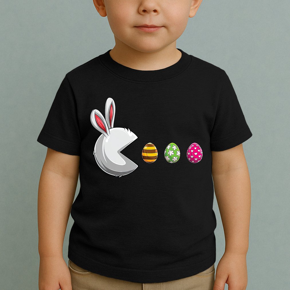 Easter Eggs Bunny Cute Holiday Toddler T-Shirt
