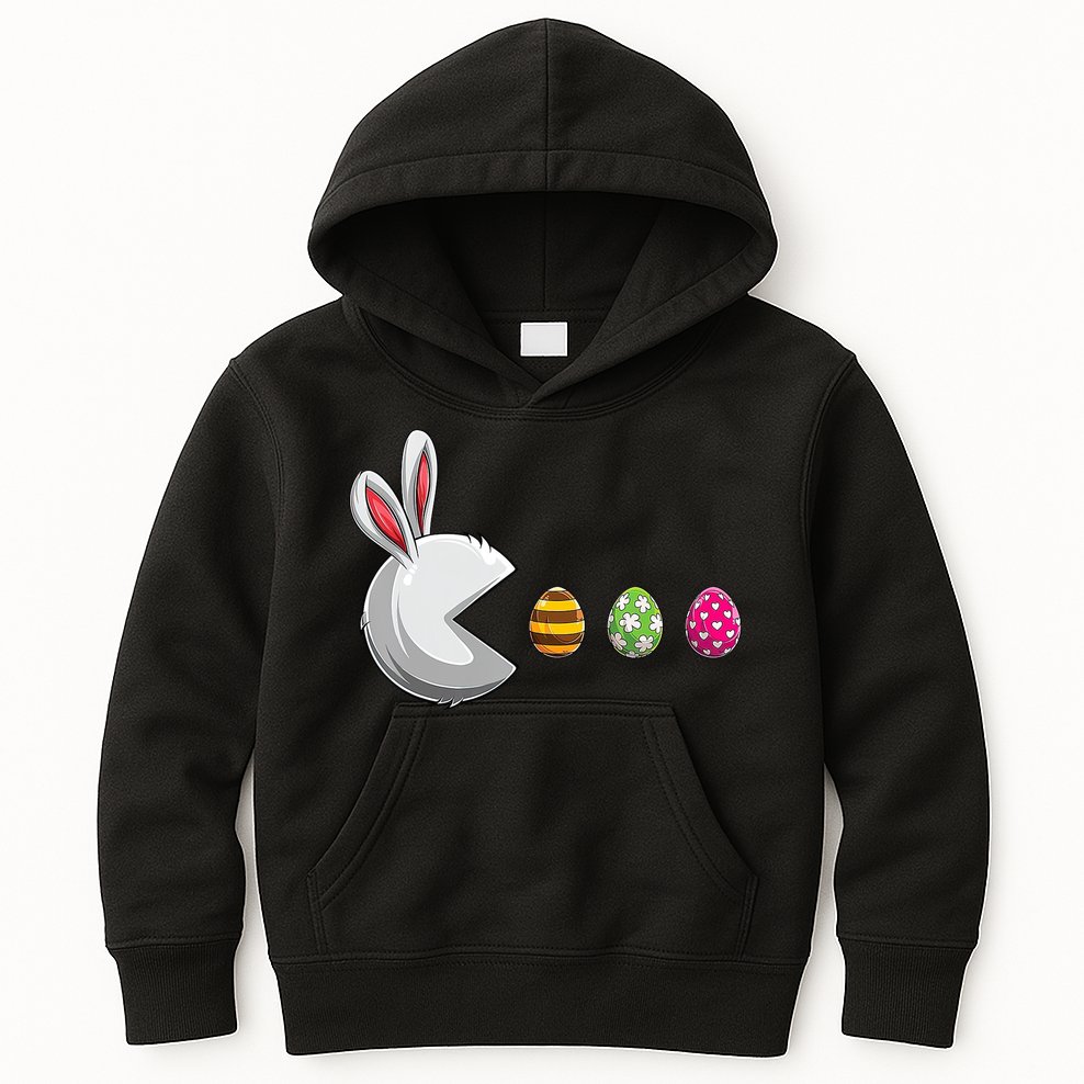 Easter Eggs Bunny Cute Holiday Kids Hoodie