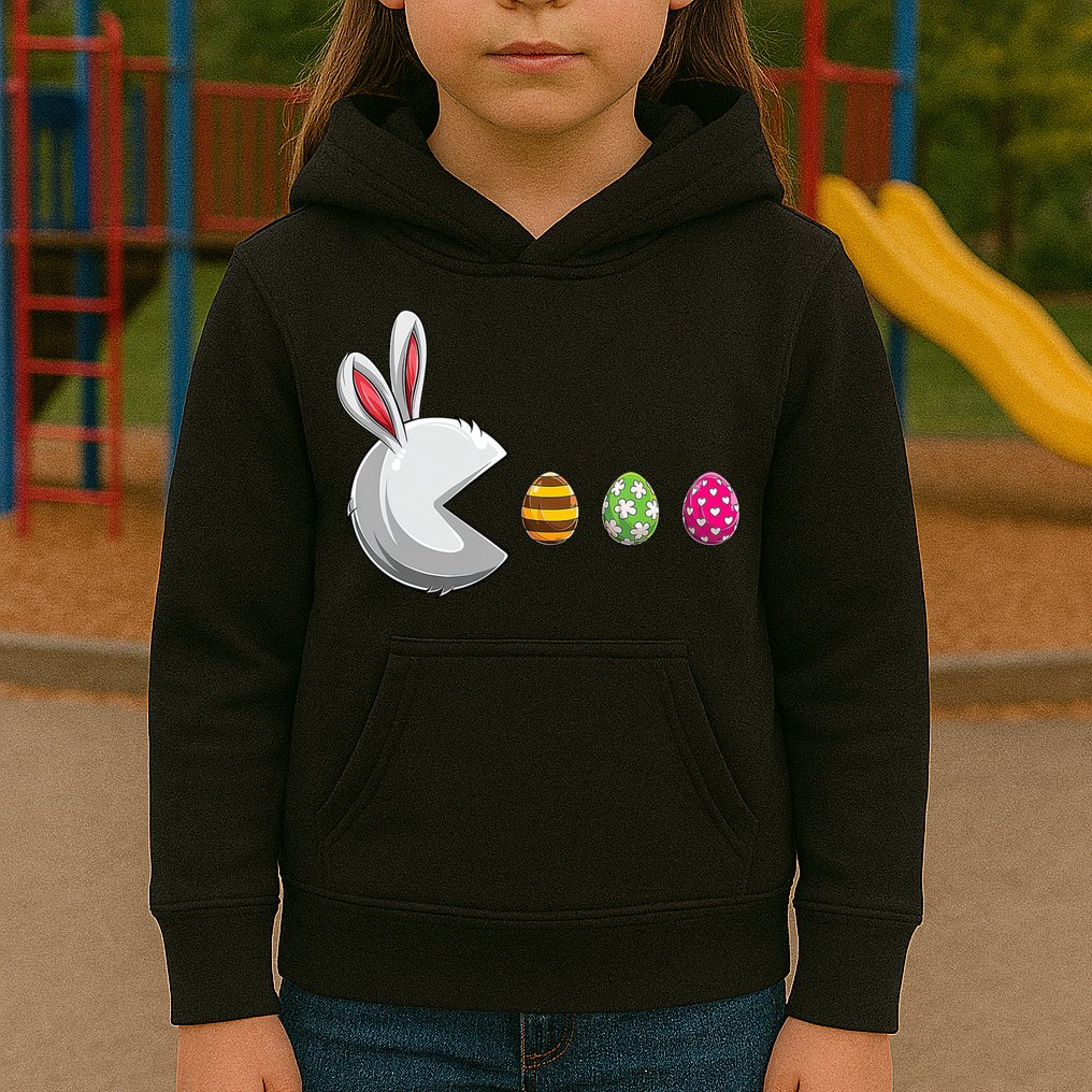 Easter Eggs Bunny Cute Holiday Kids Hoodie