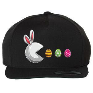 Easter Eggs Bunny Cute Holiday Wool Snapback Cap