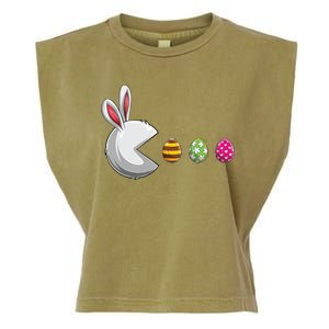 Easter Eggs Bunny Cute Holiday Garment-Dyed Women's Muscle Tee