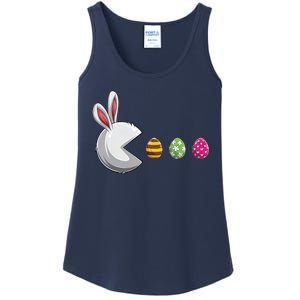 Easter Eggs Bunny Cute Holiday Ladies Essential Tank