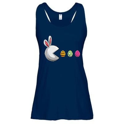 Easter Eggs Bunny Cute Holiday Ladies Essential Flowy Tank